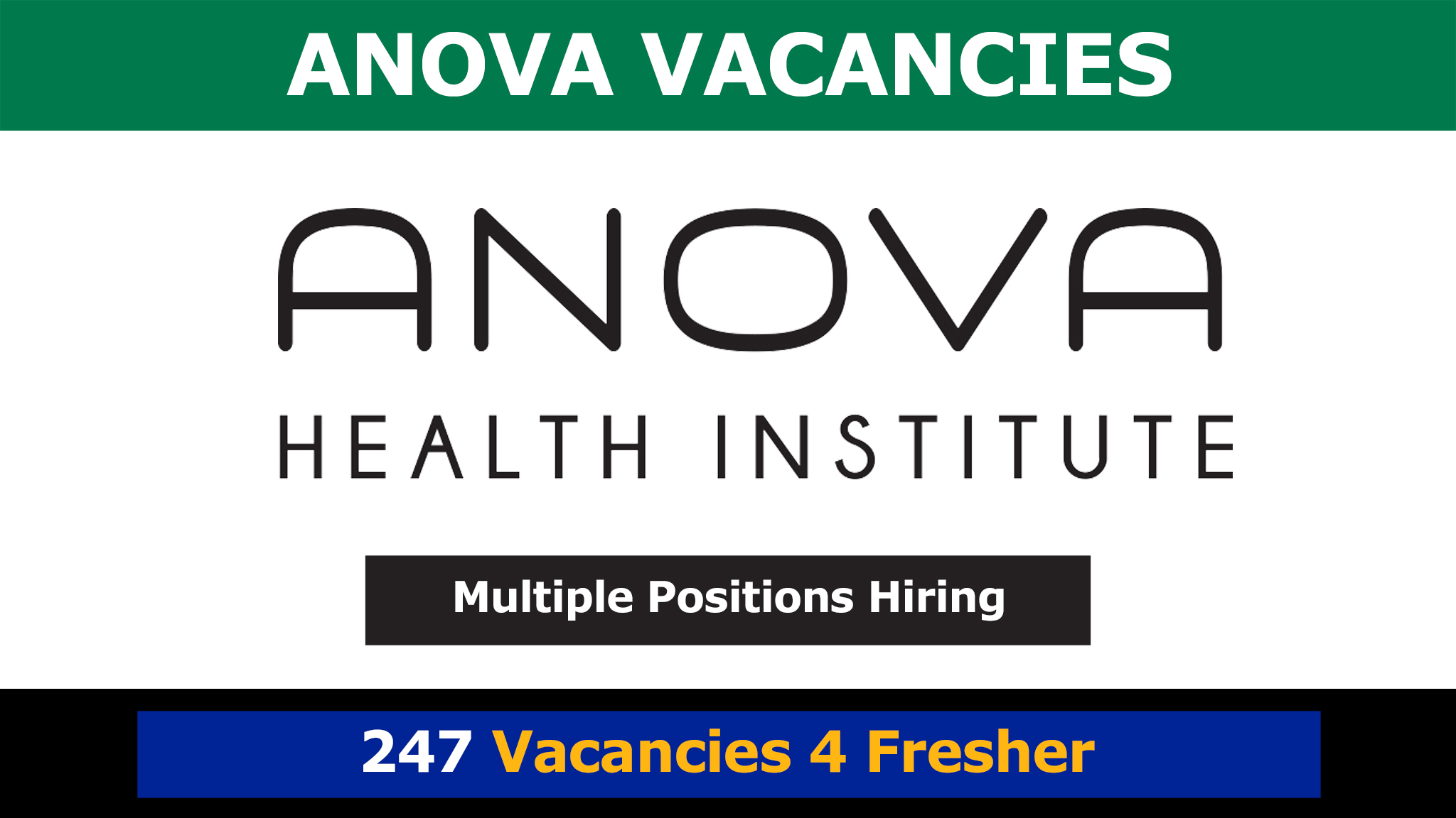 ANOVA Vacancies