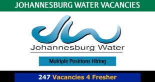 Johannesburg Water Vacancies