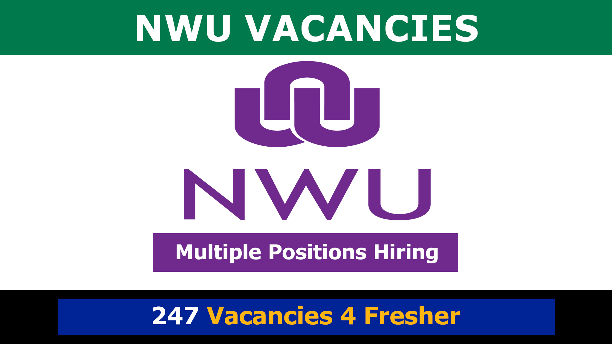 NWU Vacancies