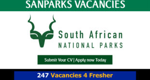 SANParks Vacancies