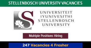 Stellenbosch University Vacancies