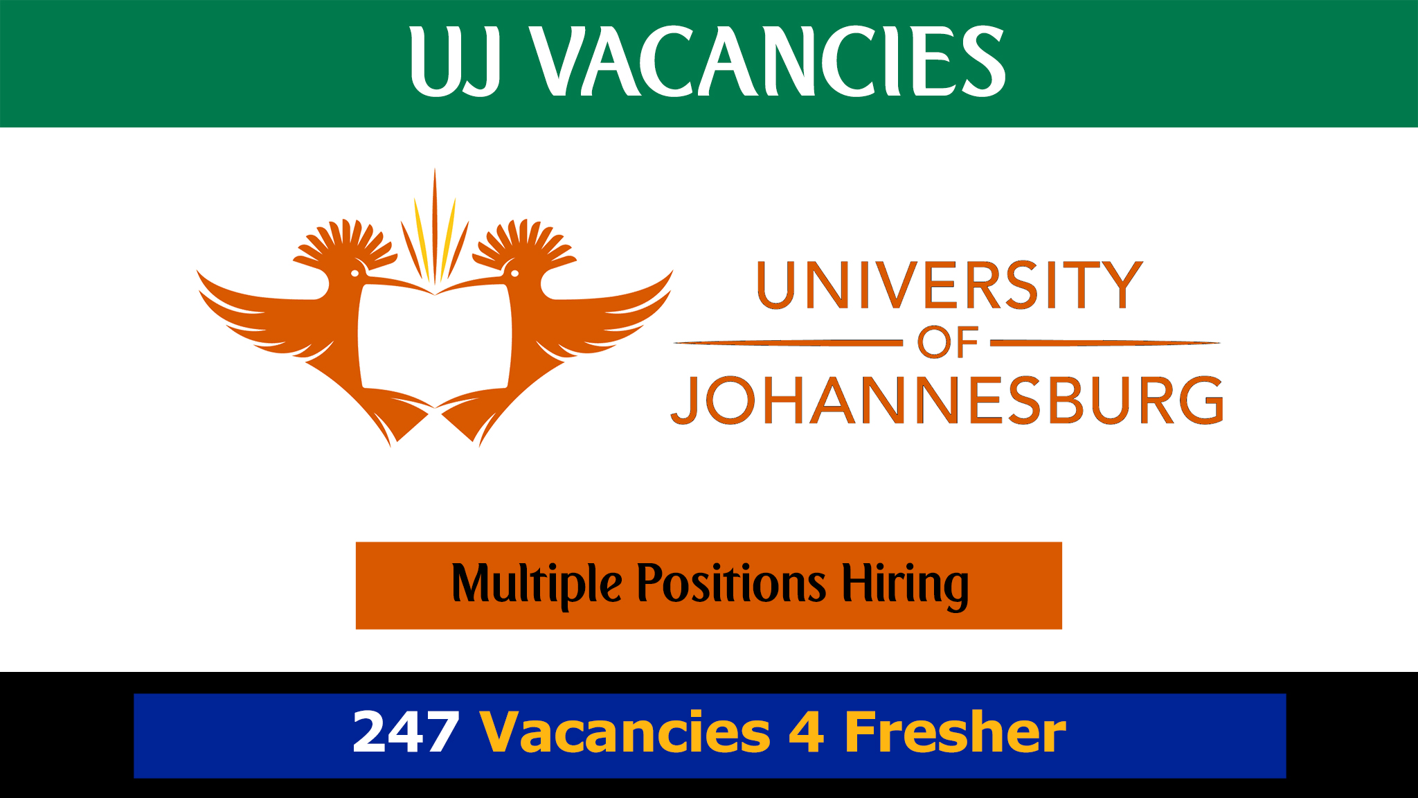 UJ Vacancies