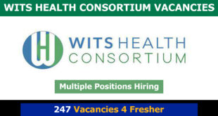 Wits Health Consortium Vacancies